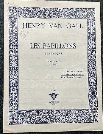 POUR VOUS CHARMER Opus 95 n° 2 - partitura para piano - Henry Van Gael