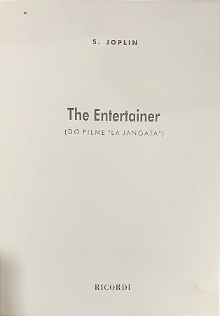 THE ENTERTAINER - do filme La Jangata - partitura para piano - Scott Joplin