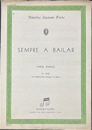 SEMPRE A BAILAR - partitura para piano - Virginia Salgado Fiusa