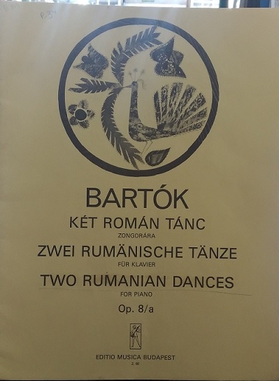BARTÓK – TWO RUMANIAN DANCES (AWEI RUMANISCHE TANZE) op. 8/a – Bela Bartók (DUAS DANÇAS ROANAS)