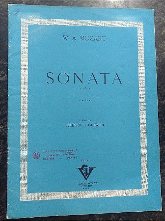 MOZART - SONATA K 311 Revisão Heinrich Germer