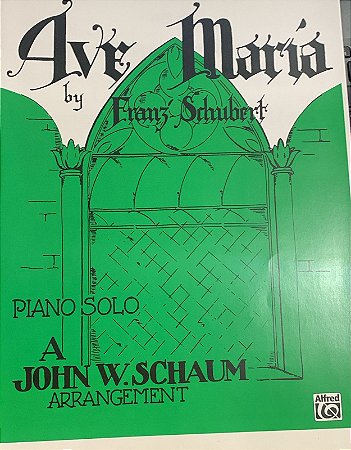 AVE MARIA OPUS 52 N° 6 - partitura para piano - Schubert (Facilitada)
