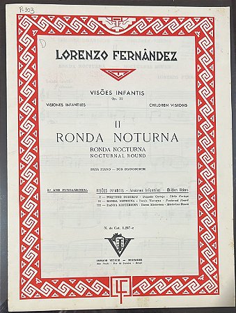 RONDA NOTURNA - partitura para piano - Lorenzo Fernandez