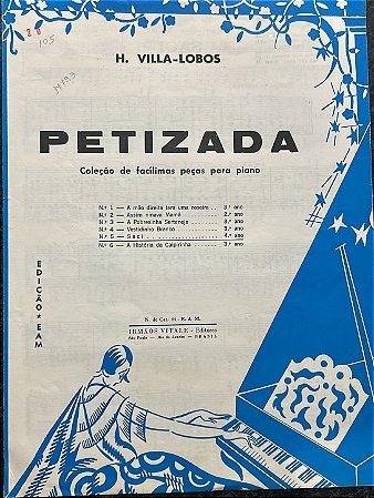 SACI - partitura para piano - Villa-Lobos