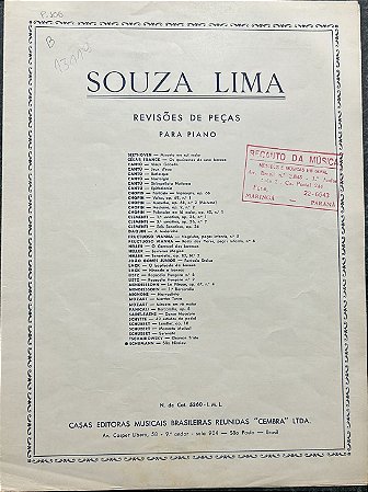 SÃO NICOLAU - partitura para piano - Schumann