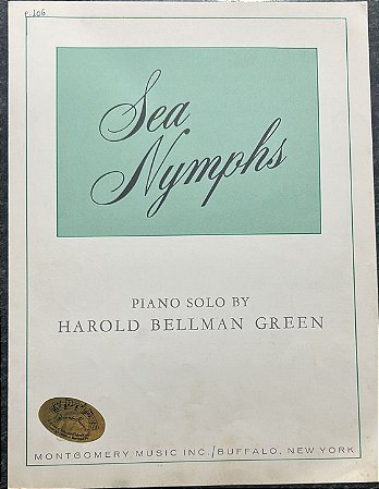 SEA NYMPHS - partitura para piano - Harold Bellman Green