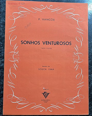 SONHOS VENTUROSOS - partitura para piano - Paul Hancox