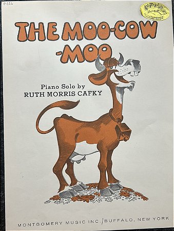 THE MOO-COW-MOO - partitura para piano - Ruth Morris Cafky