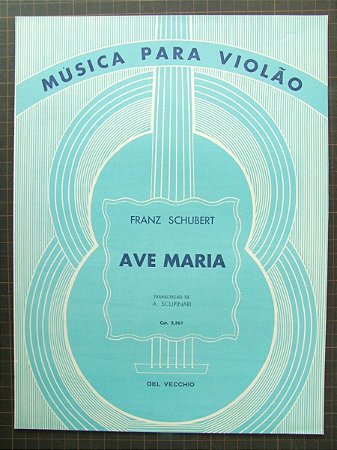 AVE MARIA - partitura para violão - Schubert