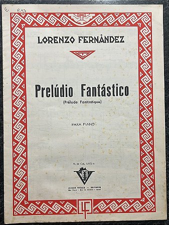 PRELÚDIO FANTÁSTICO - partitura para piano - Lorenzo Fernandez