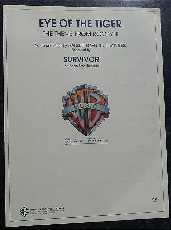 EYE OF THE TIGER - partitura para piano, canto e cifras para violão - Tema do filme RockyIII - Survivor