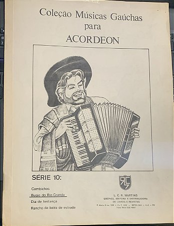 BUGIO DO RIO GRANDE - partitura para acordeon - Edson Dutra e João Pantaleão Leite