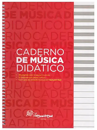 Caderno De Música Grande Musimed - Capa Dura