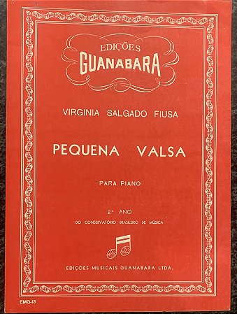 PEQUENA VALSA - partitura para piano - Virginia Salgado Fiusa