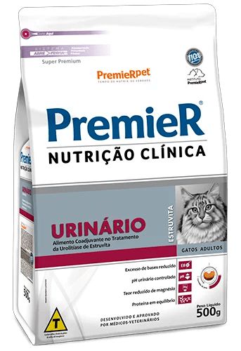 Ração Premier Gatos Urinário Estruvita - Nutrição Clínica - 1,5kg