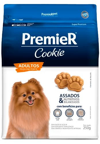 Cookie Premier para cães adultos de pequeno porte - 250g