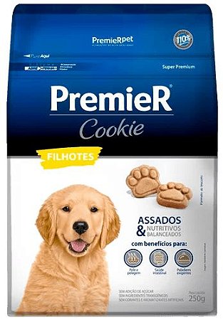 Cookie Premier Cães Filhotes Sabor Original 250g