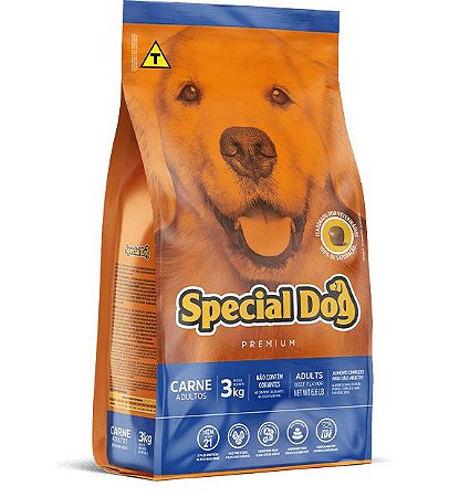 Ração Special Dog Cães Adultos Sabor Carne