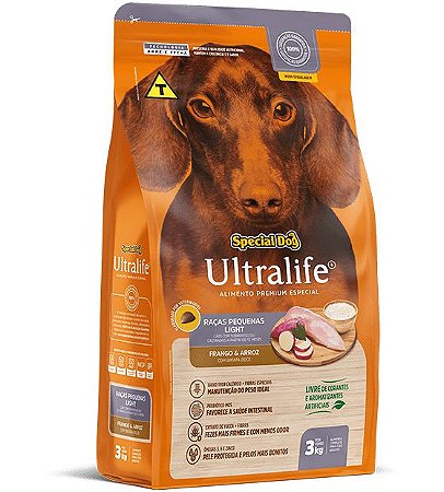 Ração Special Dog Ultralife Raças Pequenas Light - 15kg
