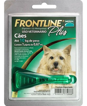 Antipulgas Frontline Plus para Cães - Todos os portes