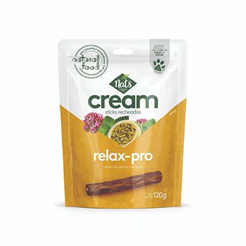 Palitos Recheados Nats Cream Relax-pro - Maracujá, Melissa e Valeriana - 120 g