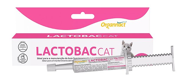 Probiótico Lactobac Organnact Cat 16g