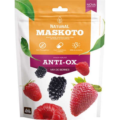 Bifinho Natural Maskoto Sabor Mix de Berries 60g