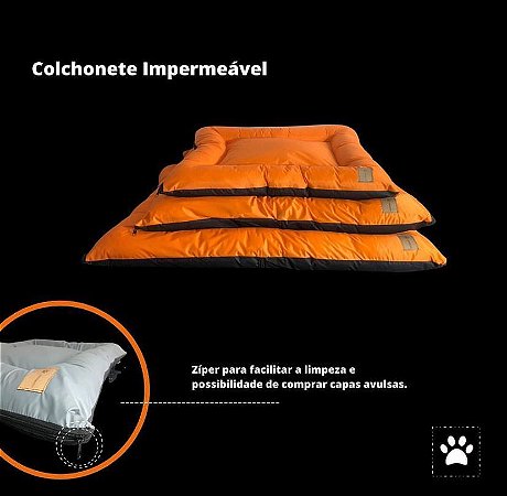 Colchonete Impermeável Estampi Pet Cinza