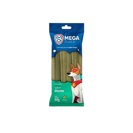 Palitos Mega Snack sabor Menta 50g
