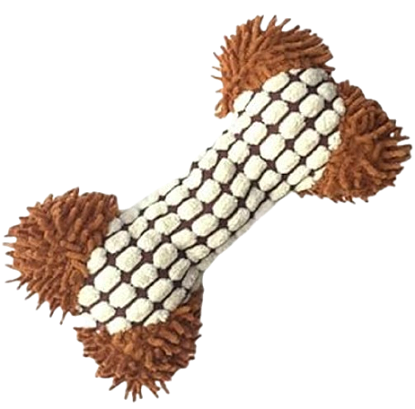 Brinquedo de Pelúcia Osso para cães com apito
