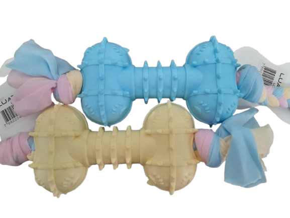 Brinquedo Mordedor Osso com Corda  para Cães