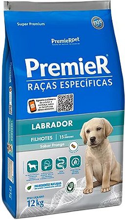Ração Premier Raças Específicas Labrador Filhotes 12 kg