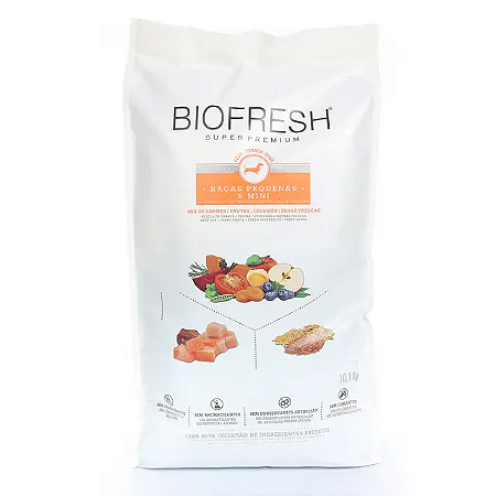 Ração Biofresh Cães Castrados de Raças Pequenas e Mini