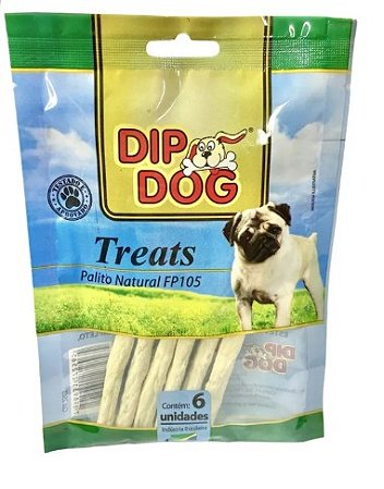Ossinho Palito Natural Dipdog 6unidades