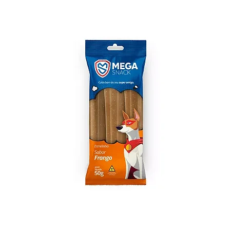 Palitos Mega Snack sabor Frango 50g