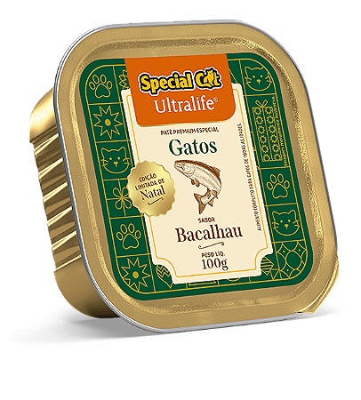 Patê Special Cat Especial de Natal Sabor Bacalhau para Gatos 150g