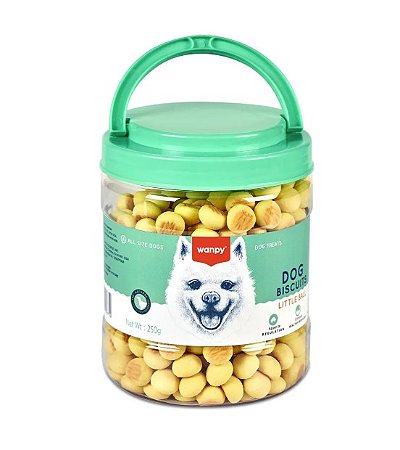 Petisco para Cães Wanpy Mini Biscoito Leite e Queijo 250g