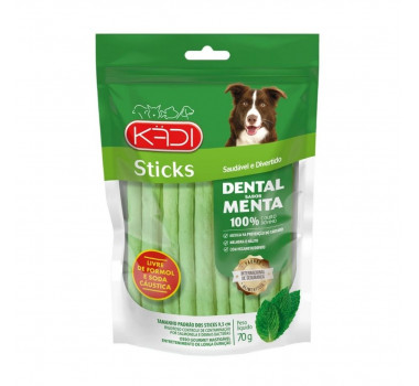 Snack Kadi Sticks Dental Menta para Cães 70 g