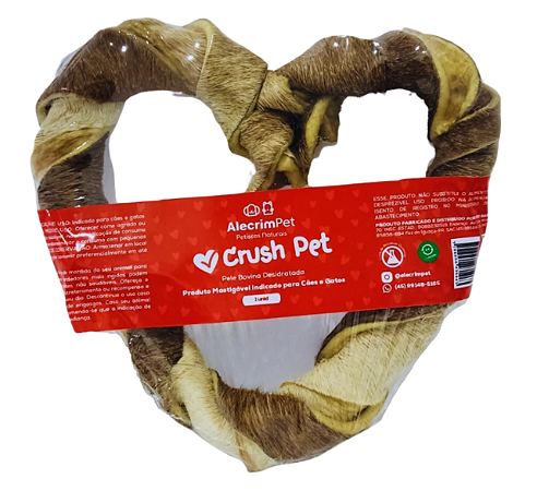 Crush Pet - Pele Bovina em Coração