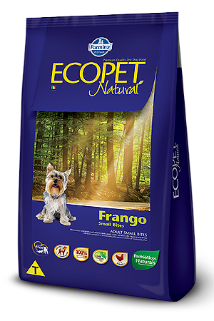 Ração Ecopet Natural Cães Adultos de Raças Pequenas 15kg
