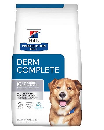 Ração Hill's Prescription Diet Derm Complete Cães Adultos 2,94 kg