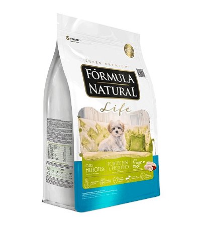 Ração Fórmula Natural Life Super Premium para Cães Filhotes Minis e Pequenos 2,5 kg