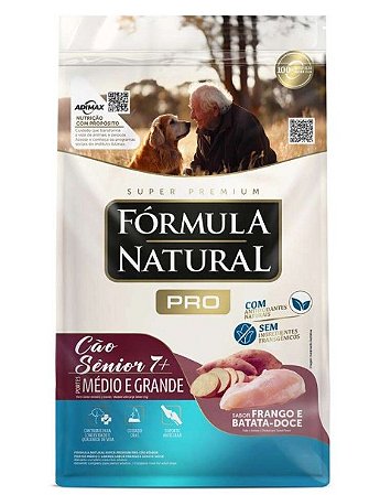 Ração Fórmula Natural Pró senior para Cães Sênior Porte Médio e Grande 15kg