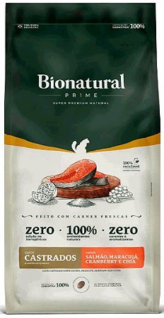 Ração Bionatural Prime Gatos Castrados