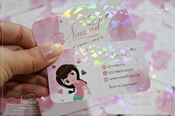 Cartão de Visita Holográfico