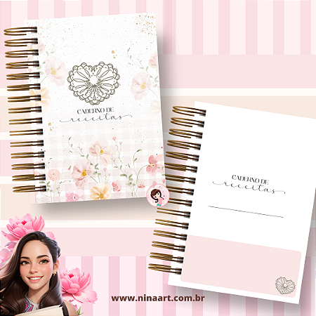 Caderno de Receitas (Crochê)
