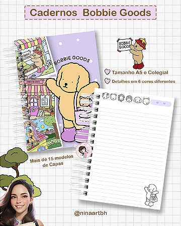 Caderno Bobbie Goods