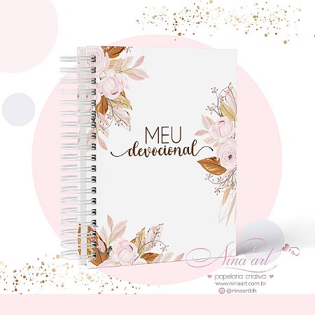 Caderno Devocional Flores
