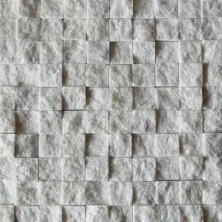 Mosaico De Mármore Branco 3x3