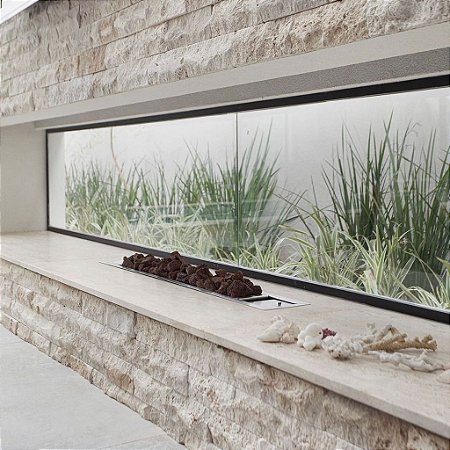 Pedra Travertino Light Importado 7,5 X 20 - ( Preço /m² )